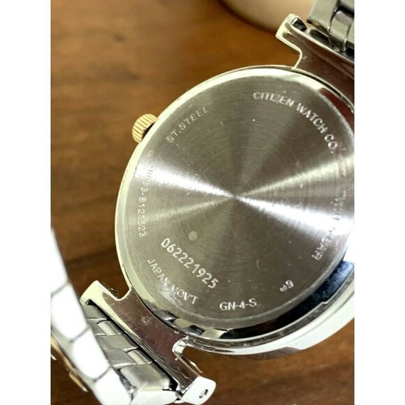 Citizen Women's Watch ER0216-67D Quartz White Mother of Pearl Dial Two Tone - Picture 6 of 13